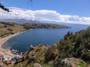 Aussicht auf den Titicacasee